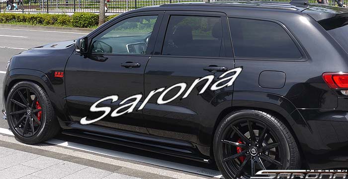 Custom Jeep Grand Cherokee  SUV/SAV/Crossover Side Skirts (2011 - 2021) - $1290.00 (Part #JP-006-SS)
